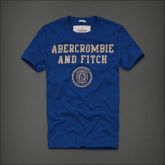 Camiseta Masculina Abercrombie Azul Tam. GGG