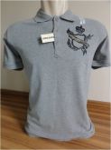 Camisa Polo Masculina DIESEL Cinza Tam. G