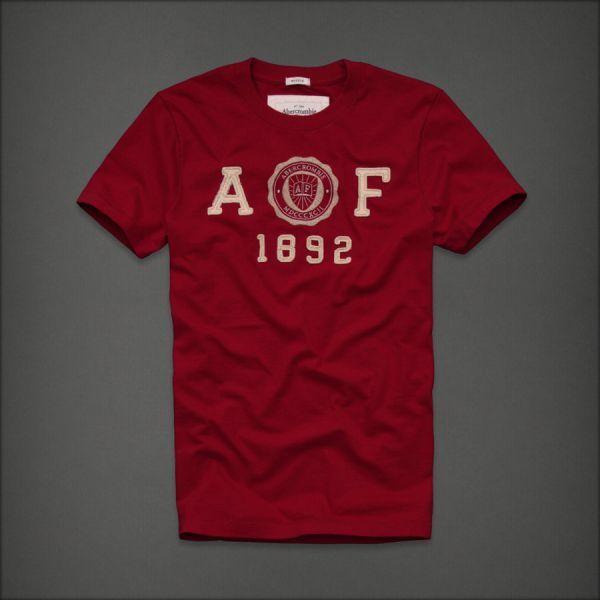 Camiseta Masculina Abercrombie Vinho Tam. GGG