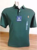 Camisa Polo Verde Escuro Tam. M - Classic Fit