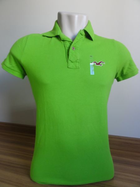 Camisa Polo Masculina Hollister Tam. P