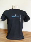 Camiseta Masculina Quiksilver Preta C/ Logotipo Tam. M