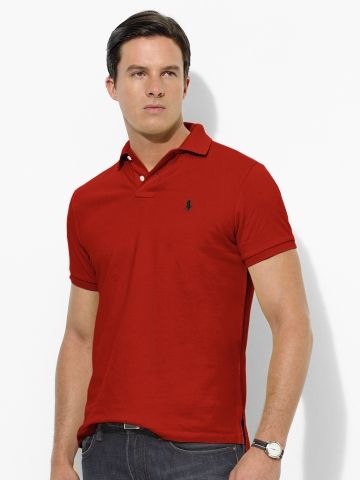 Camisa Polo Vermelha Tam. M - Classic Fit