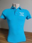 Camisa Polo Masculina Hollister Azul Tam. P