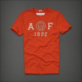 Camiseta Masculina Abercrombie Laranja Tam. M