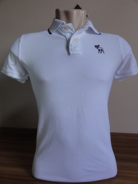 Camisa Masculina Polo TOP QUALITY Branca Tam. M