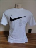 Camiseta Masculina Nike sem costura lateral Branca Tam. G