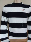 Blusa Listrada Manga Longa Masculina Hollister Tam. M