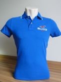 Camisa Polo Masculina Hollister Azul Royal Tam. P