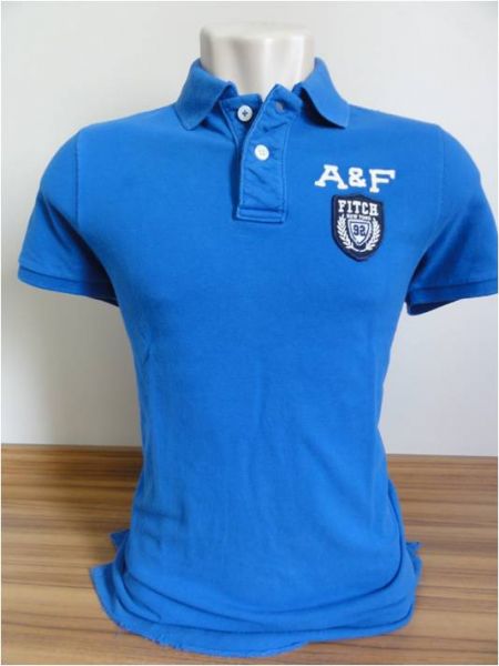 Camisa Masculina  Polo Azul Tam. G