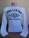 Camiseta Manga Longa Masculina Hollister BrancaTam. M