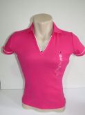 Camisa Polo Feminina Tommy Rosa Tam P