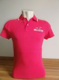 Camisa Polo Masculina Hollister Pink Tam. M