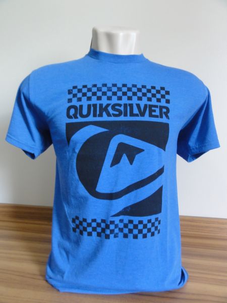 Camiseta Masculina Quiksilver Azul Tam. M